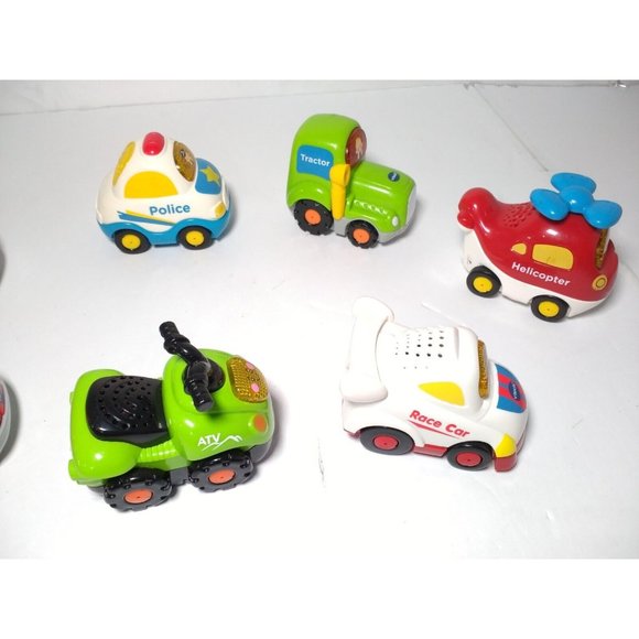 VTech Go Go Smart Wheels Race Car Van & Atv And Emergency Vehicles Lot 7 - Picture 4 of 5